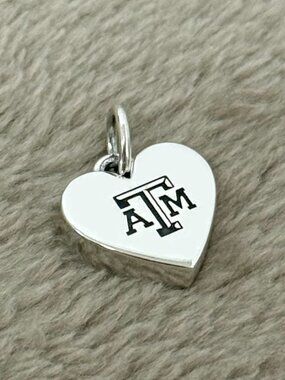 Texas A&M University Small Heart Charm